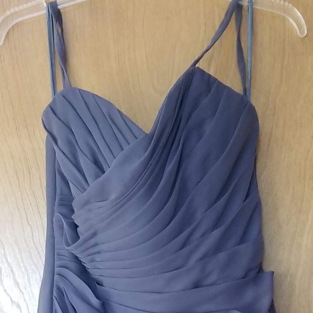 Impressions Bridal Gray Formal Dress